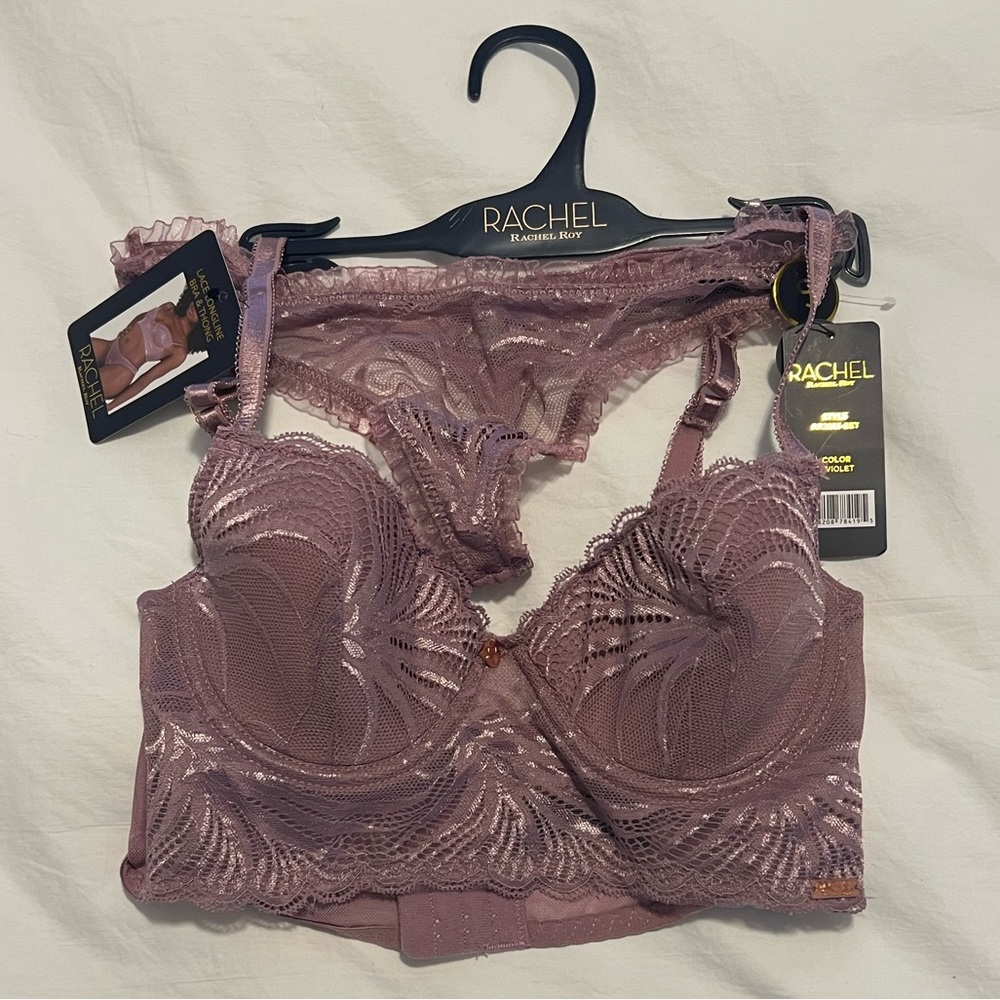 Rachel Roy Lavender bra and thong set
